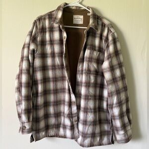 Weatherproof Vintage Brown and Cream Shirt